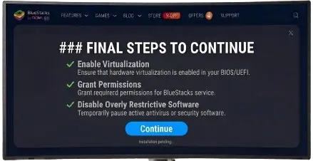Rec TV PC ile Ücretsiz Canlı TV, Film ve Spor Yayını İzle 3 Get Emulater by continue the on screen permission