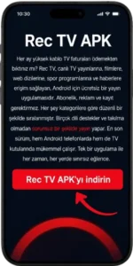 Rec TV APK'sını nasıl indirebilirim